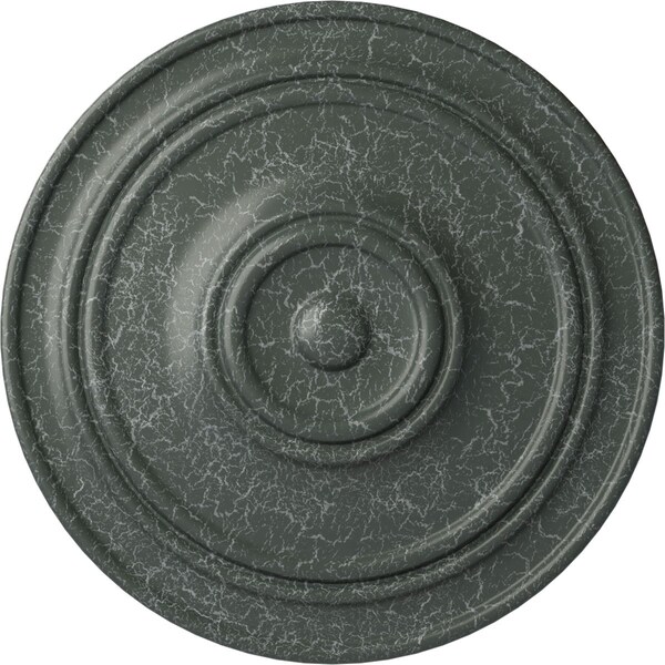 Ekena Millwork Classic Ceiling Medallion (For Canopies up to 5 1/2"), 21 7/8"OD x 2 3/8"P, Athenian Green Crackle CM22CLAGC - main